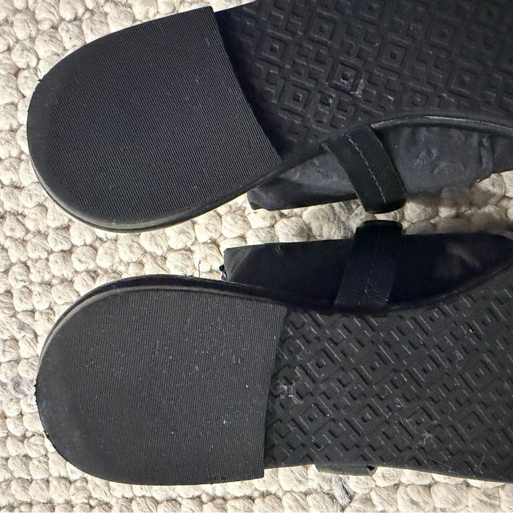 Tory Burch Miller Sandals Black Size 6 - Picture 8 of 9